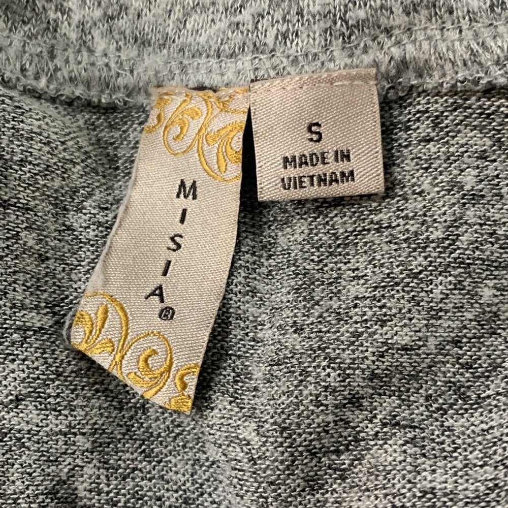 Misia Split Button Collar Knit Long Sleeve Sweater Women's Size Small - Picture 7 of 9